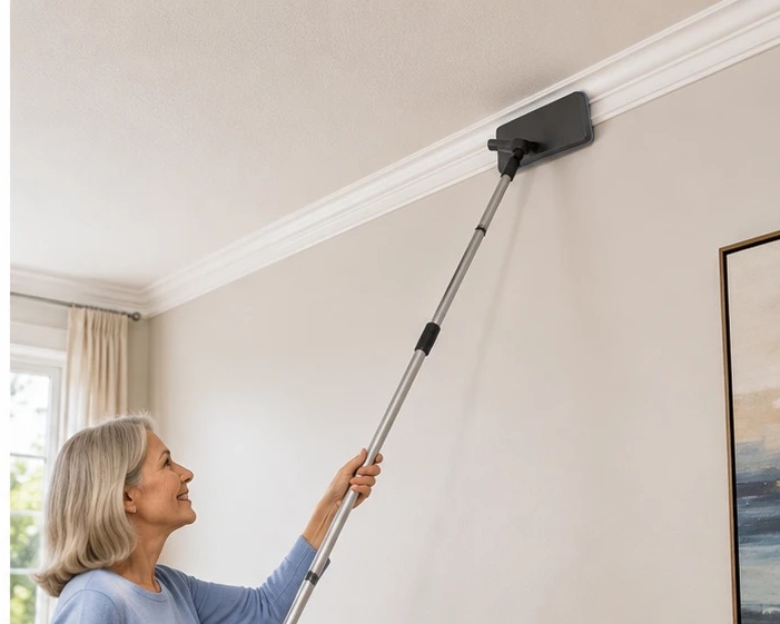LazyBase cleaning crown molding